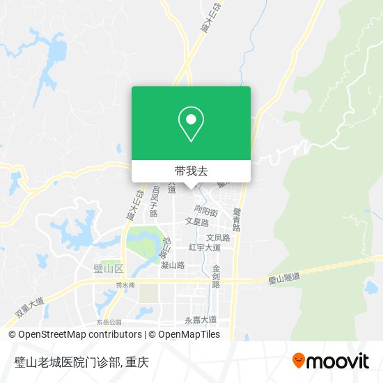 璧山老城医院门诊部地图