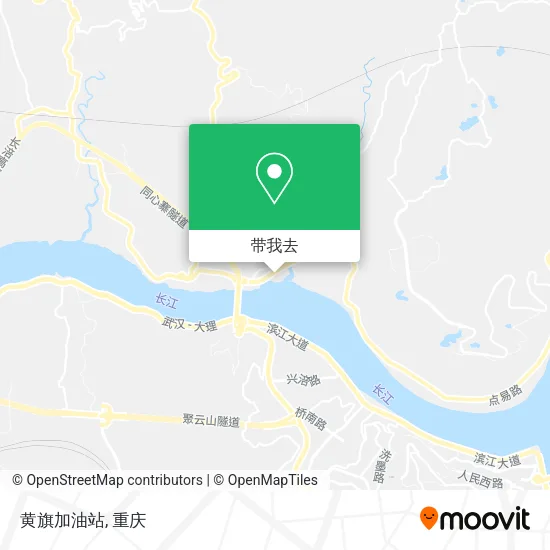 黄旗加油站地图