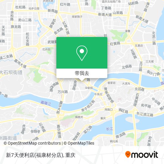 新7天便利店(福康材分店)地图