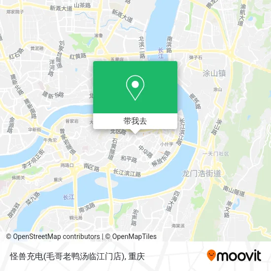 怪兽充电(毛哥老鸭汤临江门店)地图