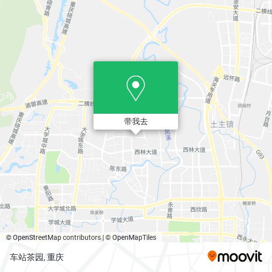 车站茶园地图