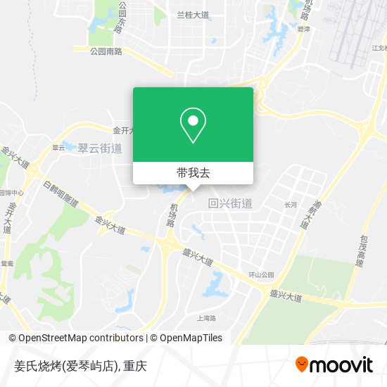 姜氏烧烤(爱琴屿店)地图