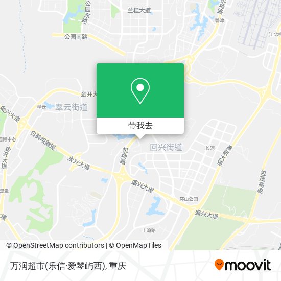 万润超市(乐信·爱琴屿西)地图