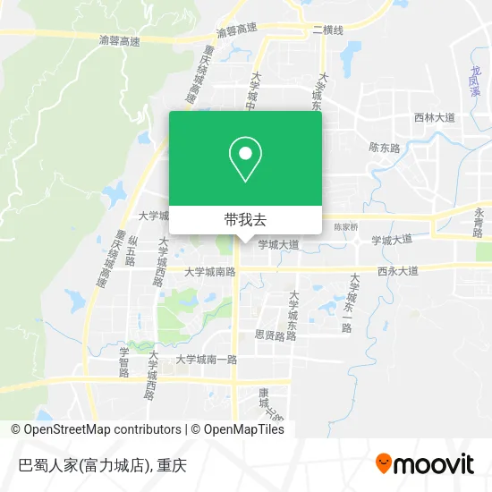 巴蜀人家(富力城店)地图