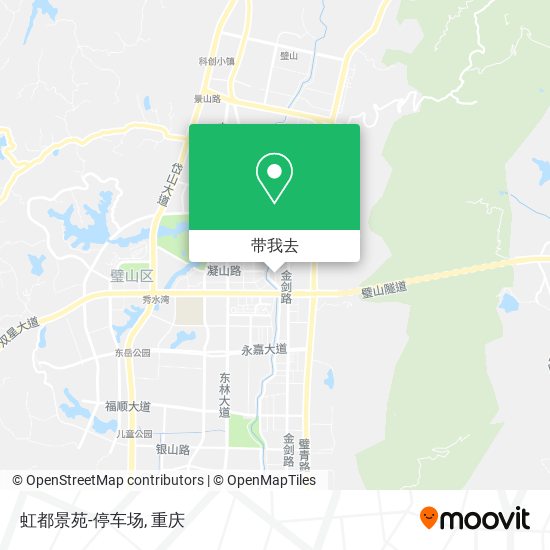 虹都景苑-停车场地图
