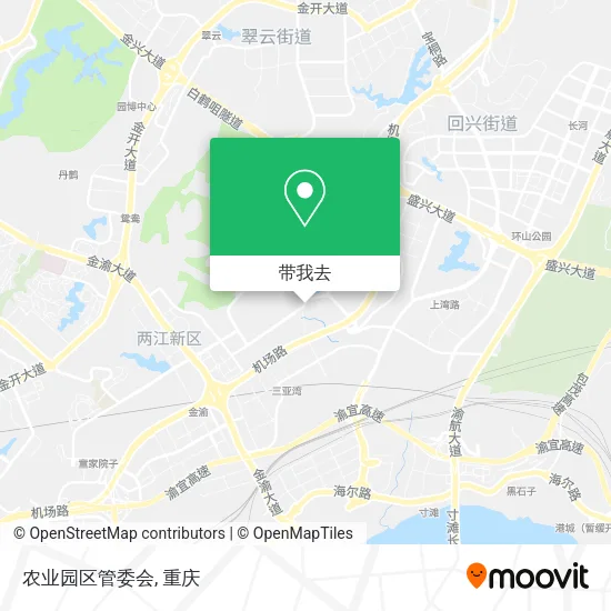 农业园区管委会地图