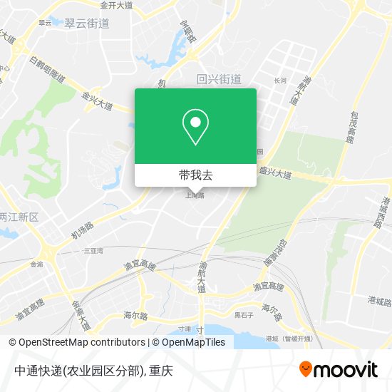 中通快递(农业园区分部)地图