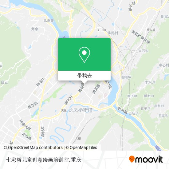 七彩桥儿童创意绘画培训室地图