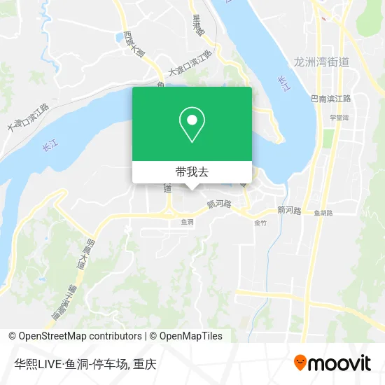 华熙LIVE·鱼洞-停车场地图