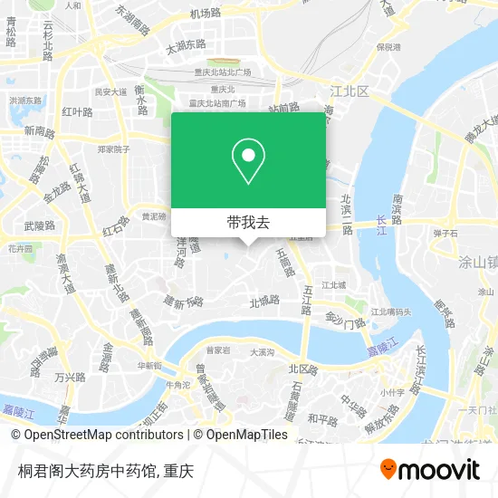 桐君阁大药房中药馆地图