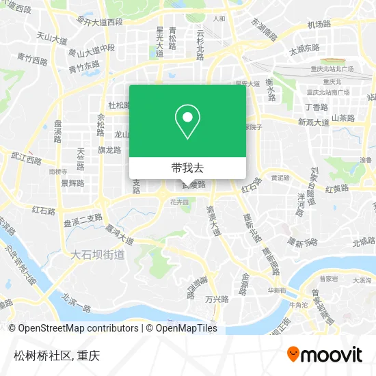 松树桥社区地图