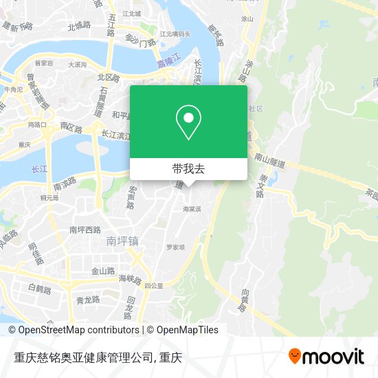重庆慈铭奥亚健康管理公司地图