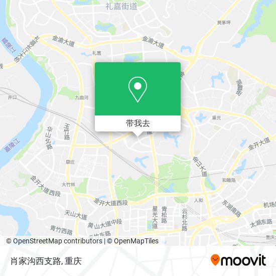 肖家沟西支路地图