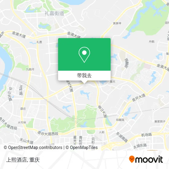 上熙酒店地图