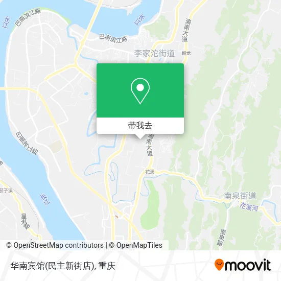 华南宾馆(民主新街店)地图
