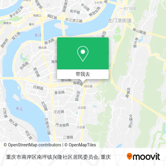 重庆市南岸区南坪镇兴隆社区居民委员会地图