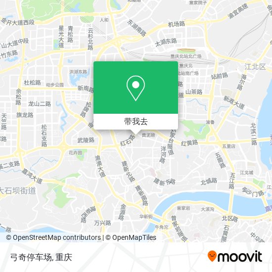弓奇停车场地图