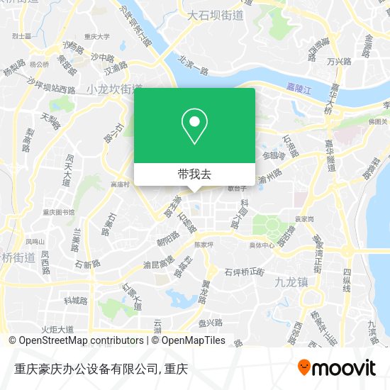 重庆豪庆办公设备有限公司地图