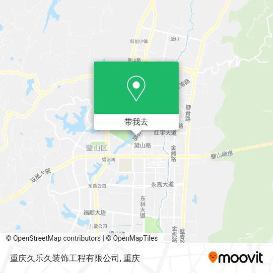 重庆久乐久装饰工程有限公司地图