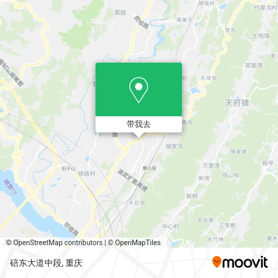 碚东大道中段地图