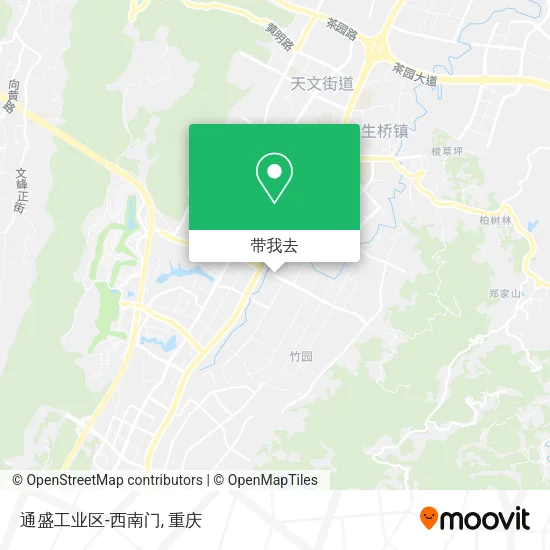 通盛工业区-西南门地图
