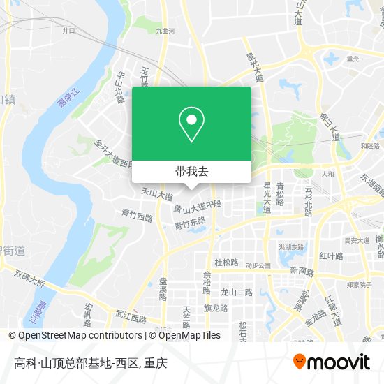 高科·山顶总部基地-西区地图