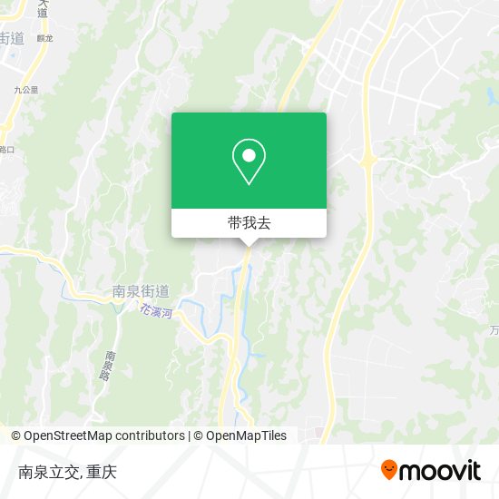 南泉立交地图