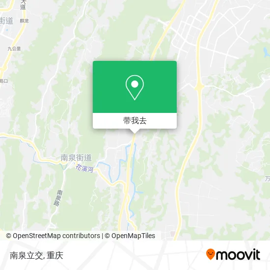 南泉立交地图