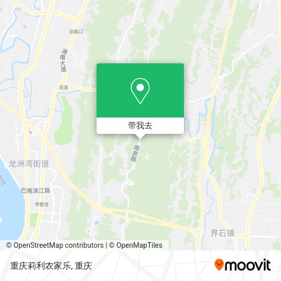 重庆莉利农家乐地图