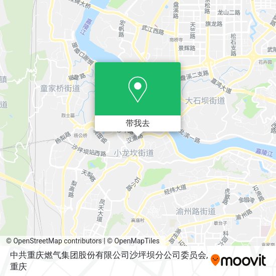 中共重庆燃气集团股份有限公司沙坪坝分公司委员会地图