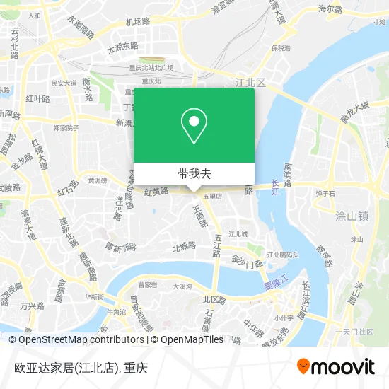欧亚达家居(江北店)地图