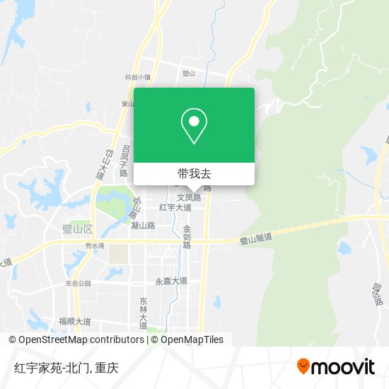 红宇家苑-北门地图