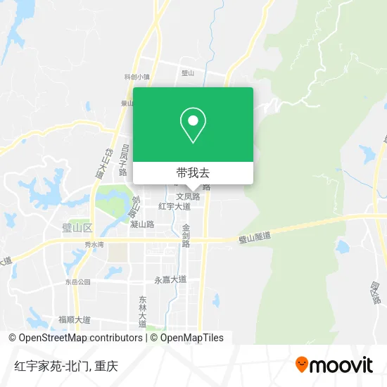 红宇家苑-北门地图