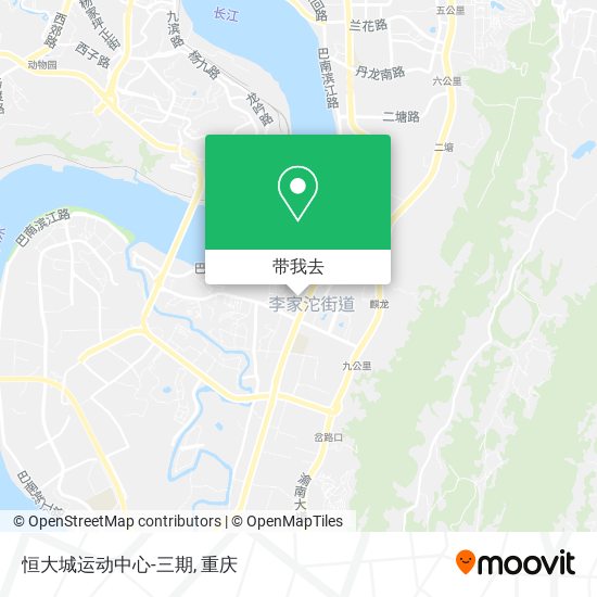 恒大城运动中心-三期地图
