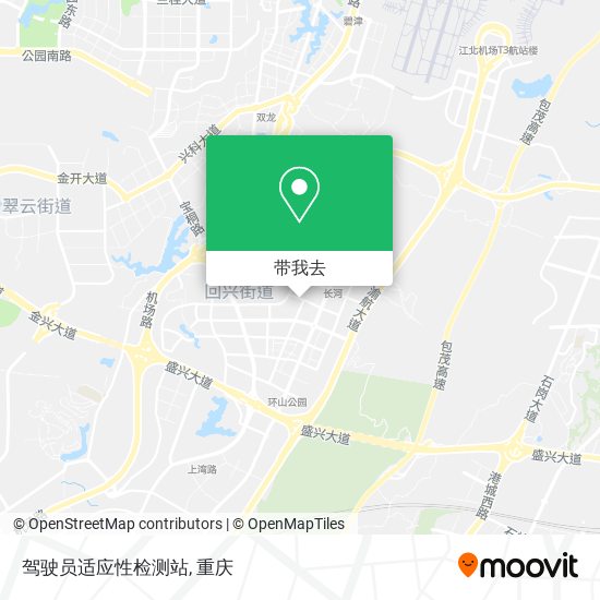 驾驶员适应性检测站地图