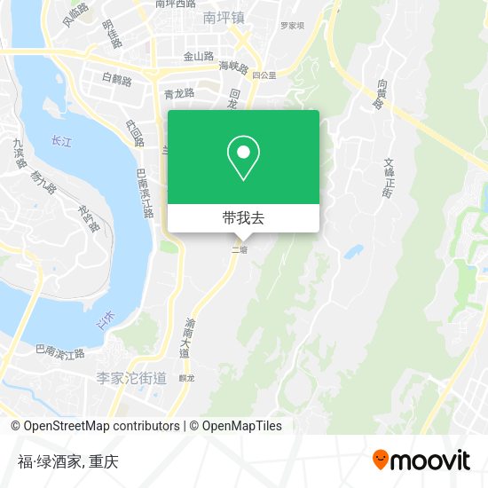 福·绿酒家地图