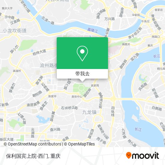 保利国宾上院-西门地图