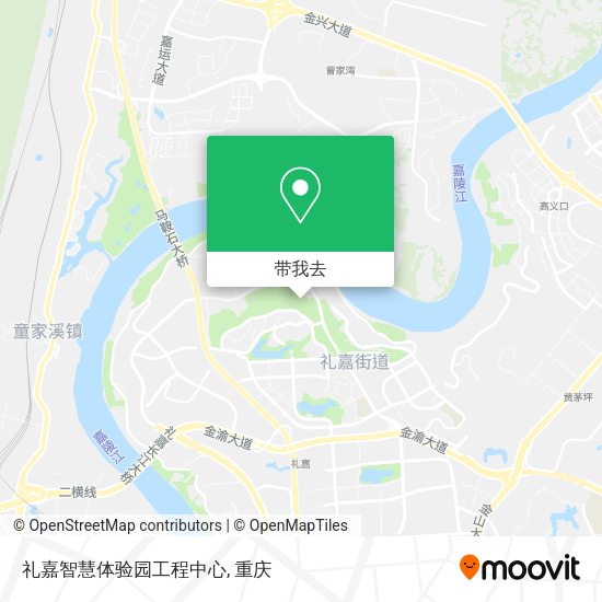 礼嘉智慧体验园工程中心地图