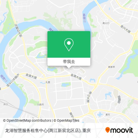 龙湖智慧服务租售中心(两江新宸北区店)地图
