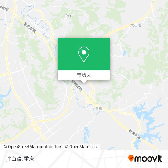 排白路地图
