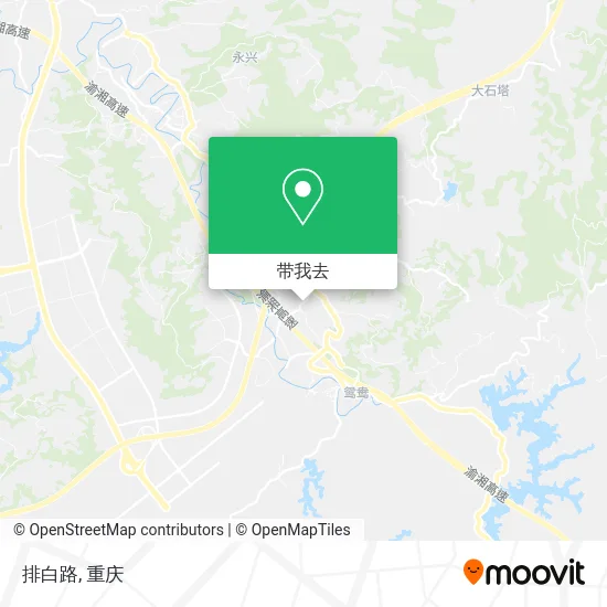 排白路地图