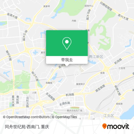 同舟世纪苑-西南门地图