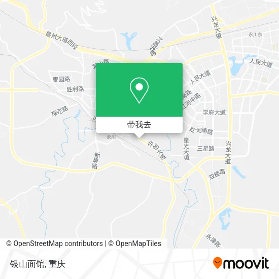 银山面馆地图
