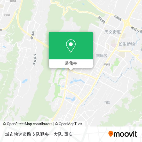 城市快速道路支队勤务一大队地图