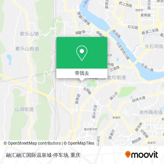 融汇融汇国际温泉城-停车场地图