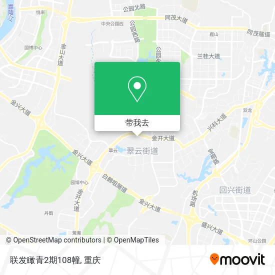 联发瞰青2期108幢地图