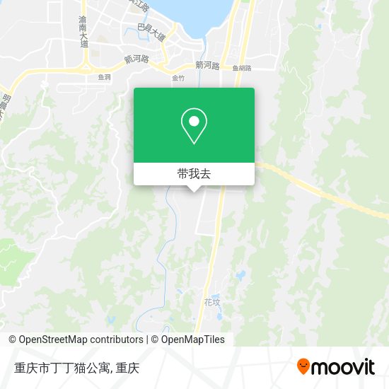 重庆市丁丁猫公寓地图