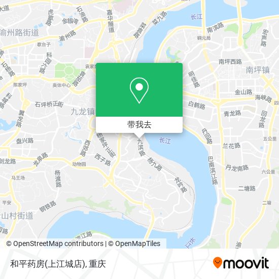和平药房(上江城店)地图