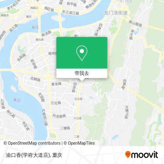 渝口香(学府大道店)地图