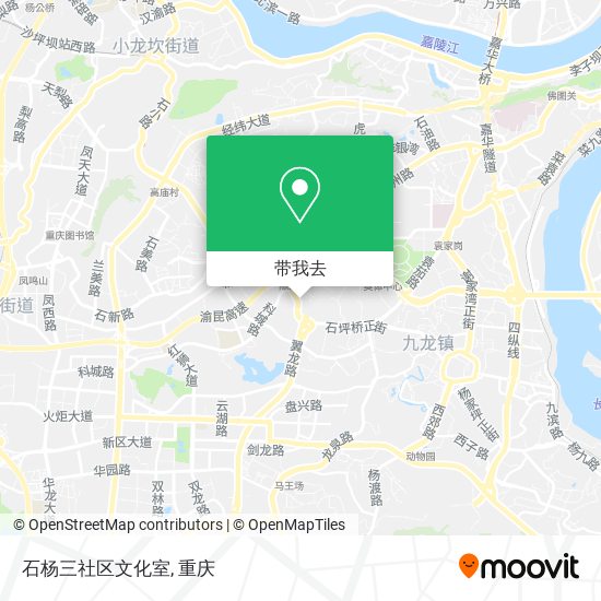 石杨三社区文化室地图